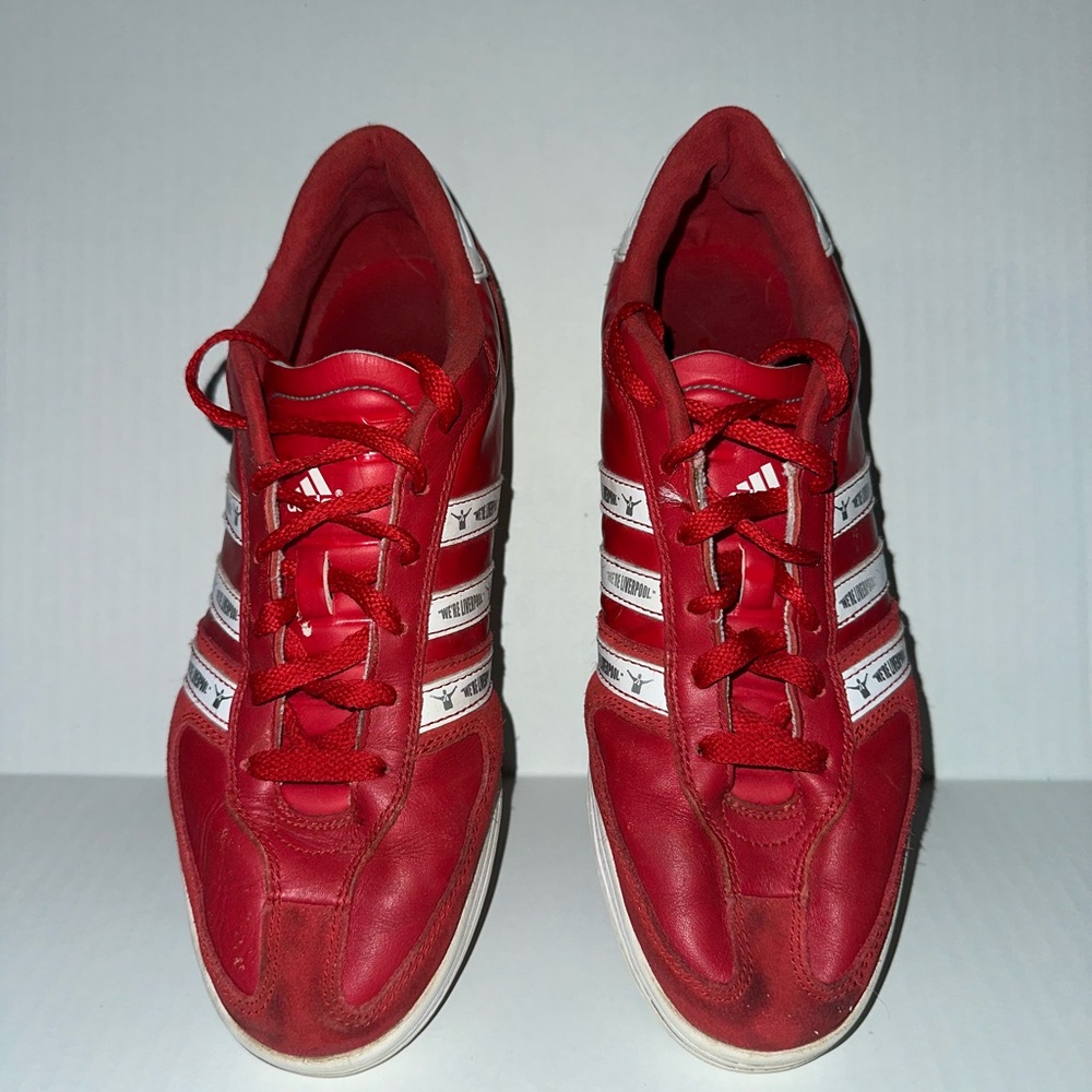 Adidas Liverpool sambas Red with White Accents